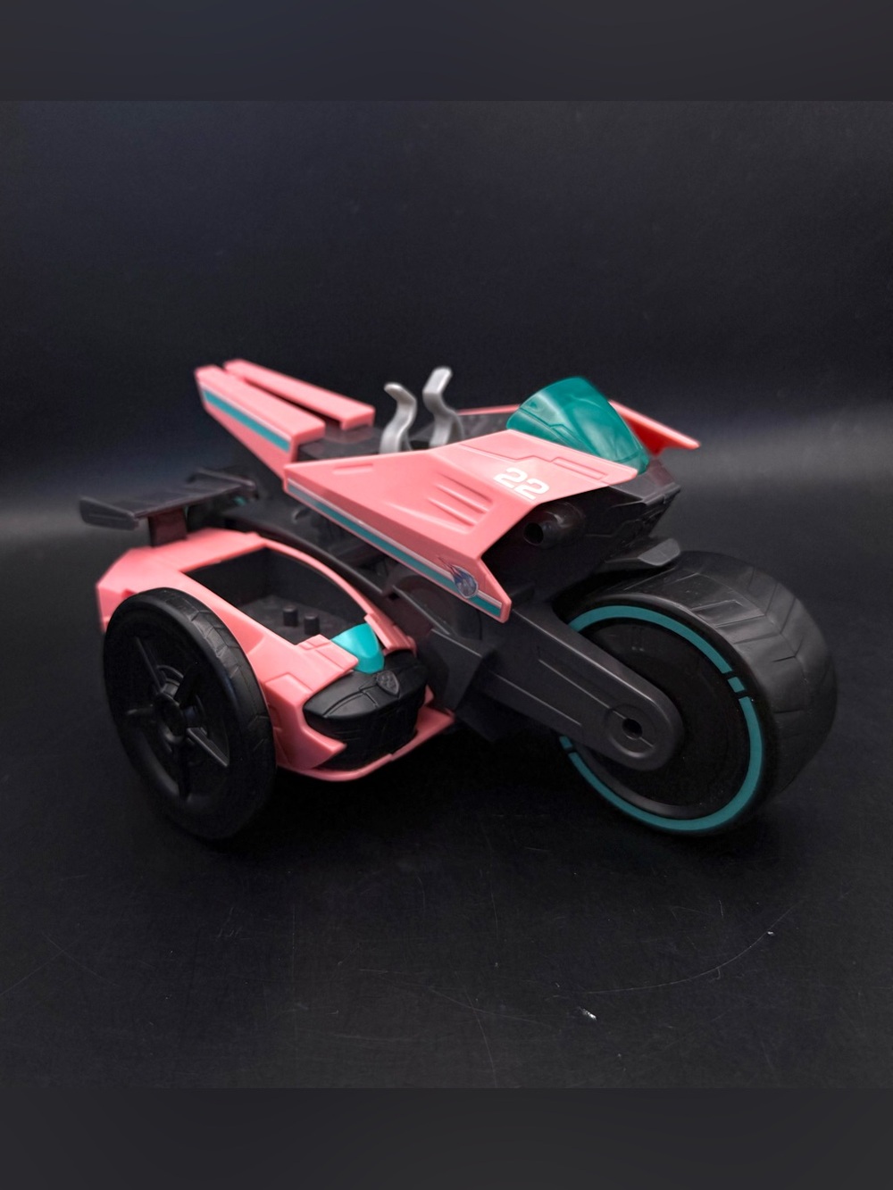 Paw Patrol Liberty & Jr. Patrollers Vehicle Mighty Movie Motorcycle & Sidecar